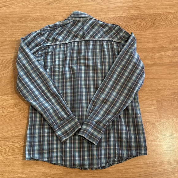 ARIAT Western Shirt Men's Medium Multicolor Retro Fit Snap Buttons Cowboy Ranch - Picture 6 of 8